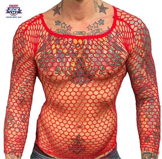 jockpartyuk's tweet photo. 🔥 MENS MESH LONG-SLEEVED TOP 🔥
Sheer. Sexy. Stand out. 😈
Available in Red, White & Blue.
💥 ONLY £6.99!
Perfect for the party, festival or afterparty.
#JockParty #MensMesh #MeshTop #MensFashion #PartyWear #JockStyle https://t.co/J2Gmr1dXnd