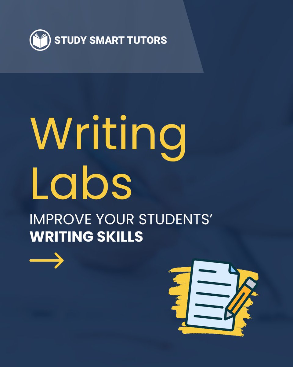 studysmart_us's tweet photo. Our Writing Labs provide high school students with hands-on opportunities to strengthen their writing skills and build confidence.

Want to learn more about our writing labs? Comment "LABS" to receive more information straight to your DM. 

#WritingSkills #StudentSuccess #ed https://t.co/VXgv3d7mYR
