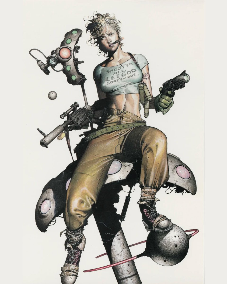 HeavyMetalInk's tweet photo. Travis Charest (born 1969 in Leduc, Alberta) is a Canadian comic book artist known for his highly detailed, realistic style. He began working professionally in the early 1990s and later joined Jim Lee’s WildStorm Studios, where he became known for his work on WildC.A.T.s 🖊️ @TravisCharest