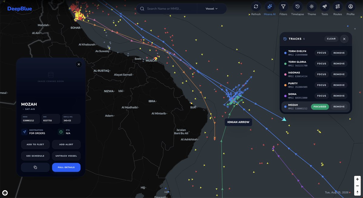 live_ais_com's tweet photo. Higher than usual number of vessels moved on empty/ballast, having hung around the gulf the past days.

#PersianGulf #OOTT https://t.co/pwfcznB13d