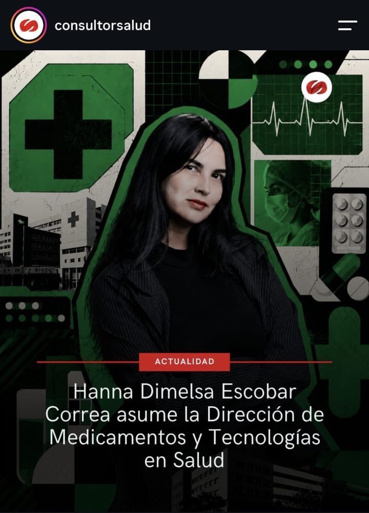 sociphono's tweet photo. Este ha sido uno de los mejores nombramientos que ha hecho el actual gobierno. 

Le deseo lo mejor a @Missmelindres/@Fruticromatica. La salud pasa a manos de gente competente.

¡Felicidades Hannah! https://t.co/msy6HrIOdO