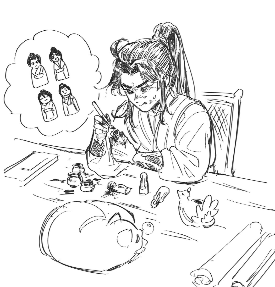 yujacha1340's tweet photo. i don’t talk about it much but my favorite character in erha is xue meng for many reasons. happy birthday mengmeng https://t.co/OqiBx446w5