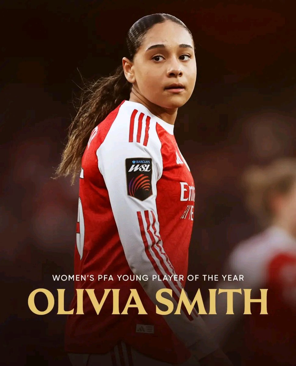 Bridgetluv4's tweet photo. Back to back! Massive congratulations to Olivia Smith on winning the PFA Young Player of the Year award for the second year in a row. Fully deserved! 🏆👏 https://t.co/2q2hZ23u36