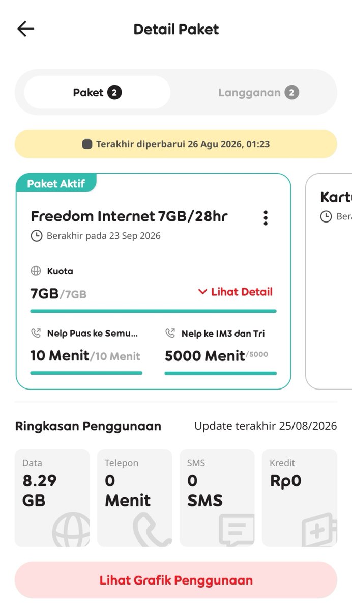 Nyebelin13's tweet photo. Anjir, Im3 kenapa sih? Di app Im3 masih ada 5Gb sisa, tapi di sms selalu kuota habis terus... Beli kuota lagi hari ini 25 Agustus... Padahal pembelian 4 Agustus masih sisa (akhirnya saya delete yg sisa 5Gb karena ganggu terus). Tidak jelas dan tidak sinkron
#Im3
#Indosat https://t.co/S8JwXVNBC2