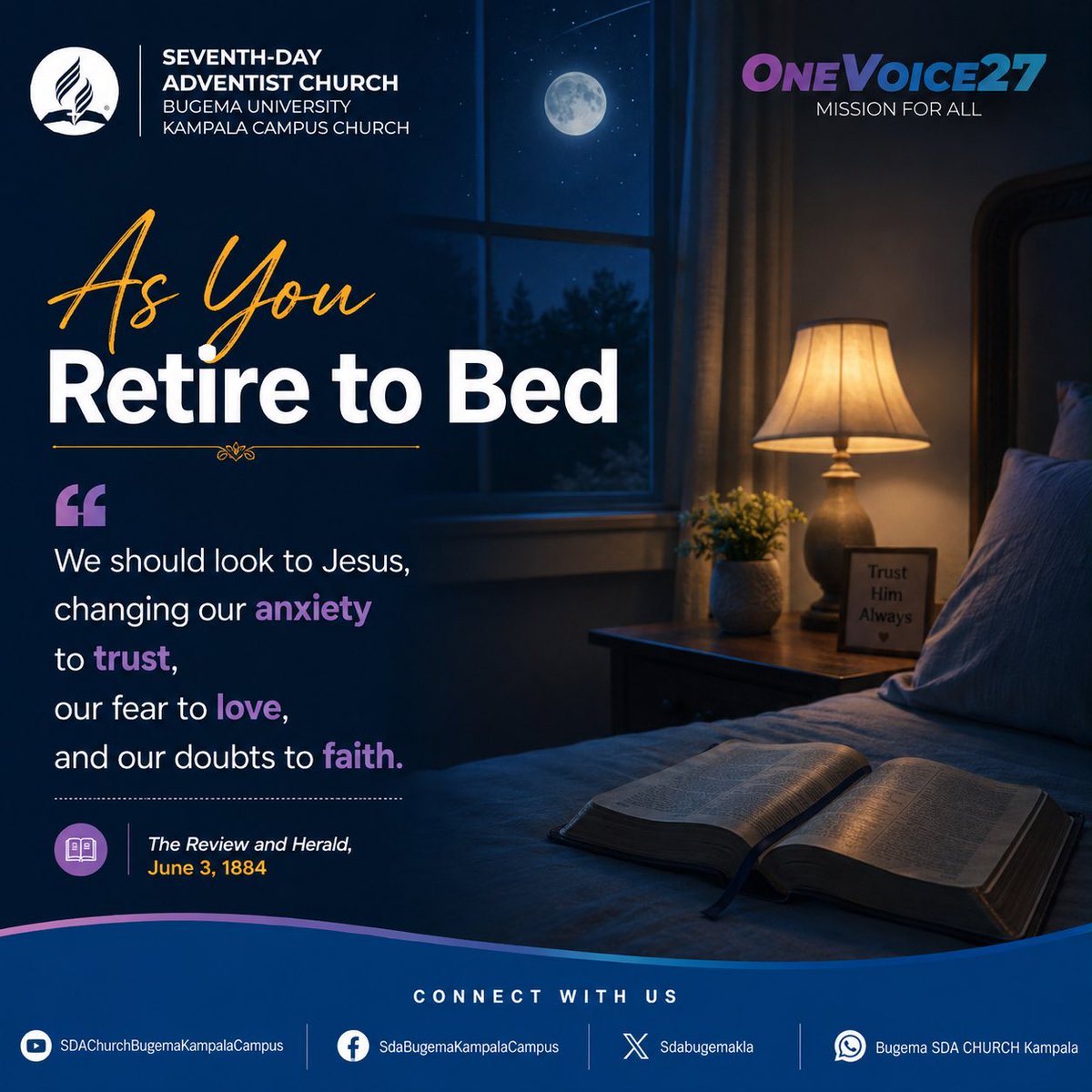 SDABugemaKla's tweet photo. #AsYouRetiretoBed #LooktoJesus https://t.co/7EPzVtkZnj