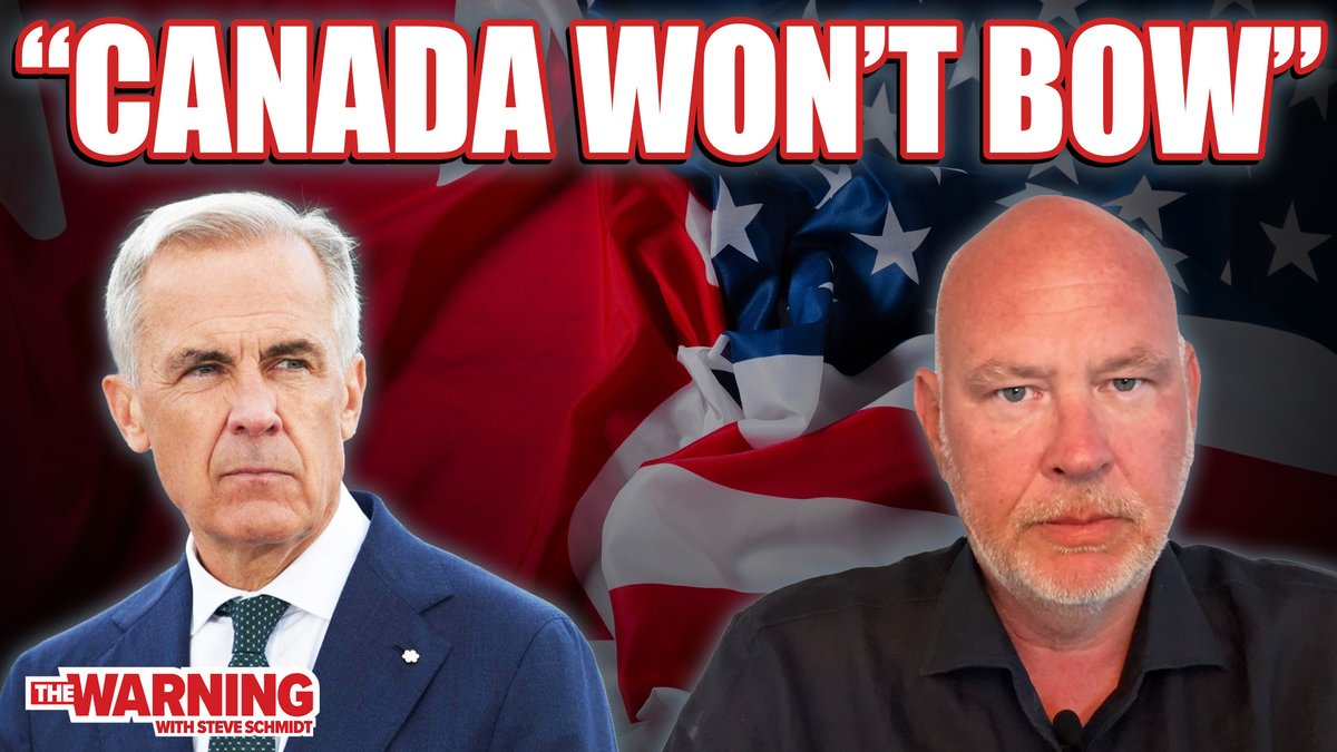 SteveSchmidtSES's tweet photo. Donald Trump launched a trade war against Canada expecting them to fold, and instead Mark Carney and Doug Ford are fighting back. I break down why Trump has picked the wrong fight with the wrong country.

https://t.co/kU9jqhv0AQ https://t.co/NngN9pGmod