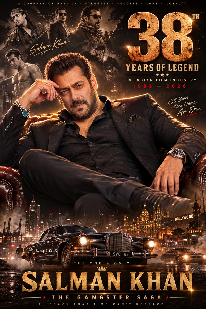 Being_IrfanX's tweet photo. 38 YEARS OF UNMATCHED STARDOM! ๐ฅ๐ From dreams to dominance, Salman Khan has ruled Bollywood with charisma, action, emotion and pure MASS! โค๏ธโ๐ฅ Hereโs to 38 legendary years of the BHAI ERA! ๐ฏ
#SalmanKhan #38YearsOfSalmanKhan #38YearsOfStardom #Bhai #SVC63 #38YearsSalmanKhanEra https://t.co/8yf4XVeCc9