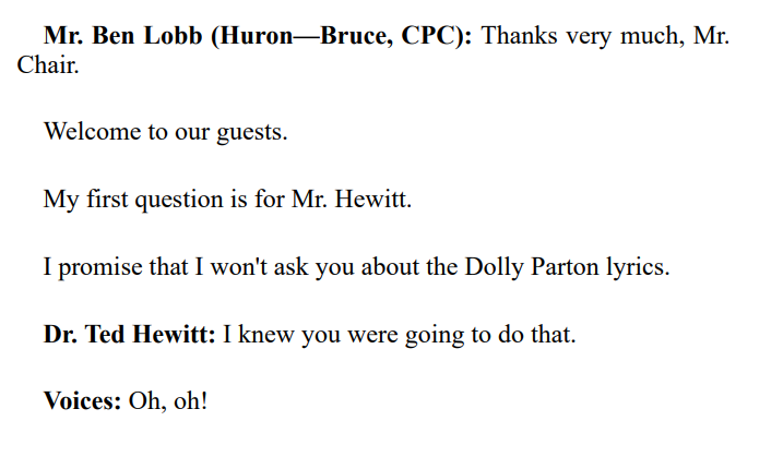 ParlCharlie's tweet photo. Dolly Parton x 🇨🇦 Hansard https://t.co/obnfpTRntj