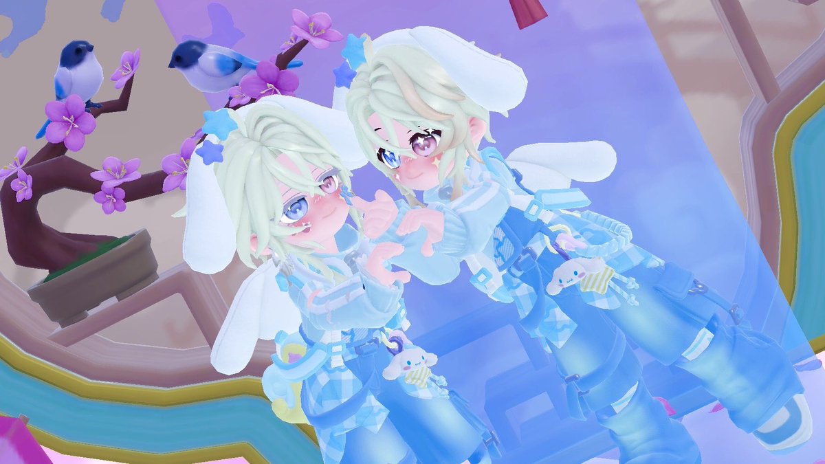 K_sub83's tweet photo. ﾏﾙﾏﾙと双子してるかわい(*´`)
るうとのツーショこれも可愛すぎて氏ぬ

仕方なくるう単体も撮ってやったわ^^

@_nyaxus
@marugiez https://t.co/Q3N56ntrxZ