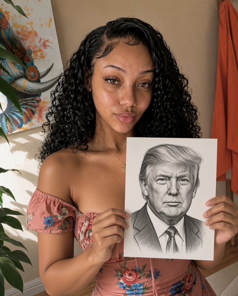 Jassmini2's tweet photo. Mom said, “Don’t share it… no one will like or share it.” 🥺
But I shared my Donald Trump pencil portrait anyway. ✏️🇺🇸
Now it’s your turn—please support my art with a ❤️, Like & Repost. 🙏
Your support means more than you know. ❤️
🎨 Custom Pencil Portraits | Commissions Open
📩 artpix749@gmail.com