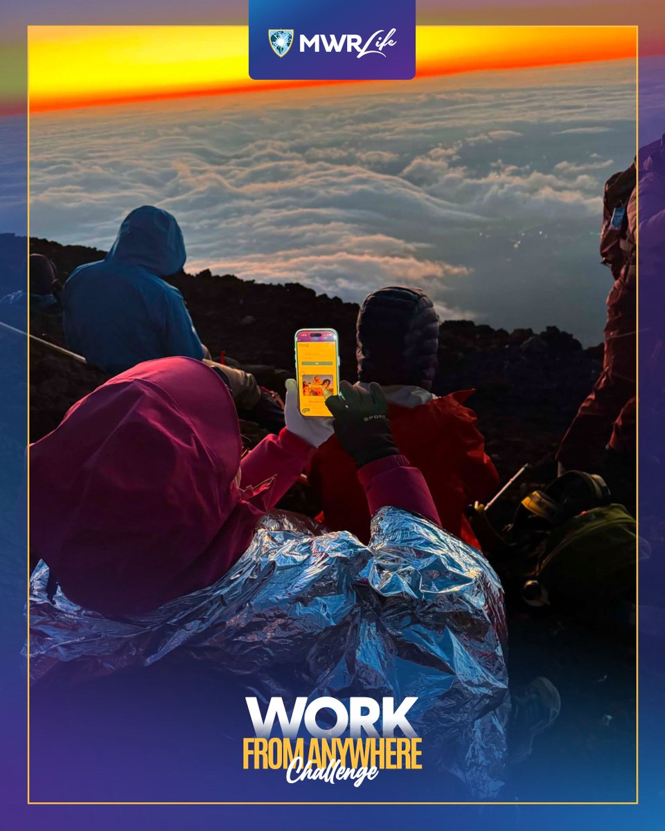 mwrlife's tweet photo. β¨ Itβs time for the #WorkFromAnywhereChallenge β Weekly Pick!
Weβre highlighting Odgerel whose entry captures creativity, focus & the true meaning of working from anywhere.
10,000 Travel Credits are waiting for the monthly winner in the final round!
#MWRLife #MakingWishesReal https://t.co/3y4OIra2jA