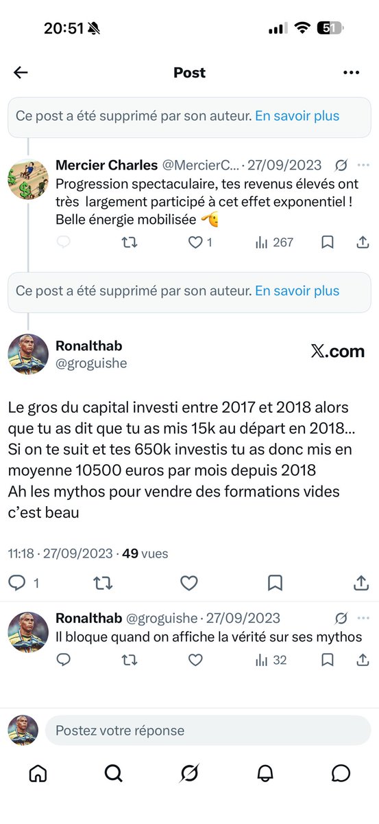 groguishe's tweet photo. @Dude13___ Il m avait bloqué et supprimé ses mythos aussi il y a bien longtemps quand je lui avais démontré qu’il s’inventait une vie https://t.co/zqhyc29yNU