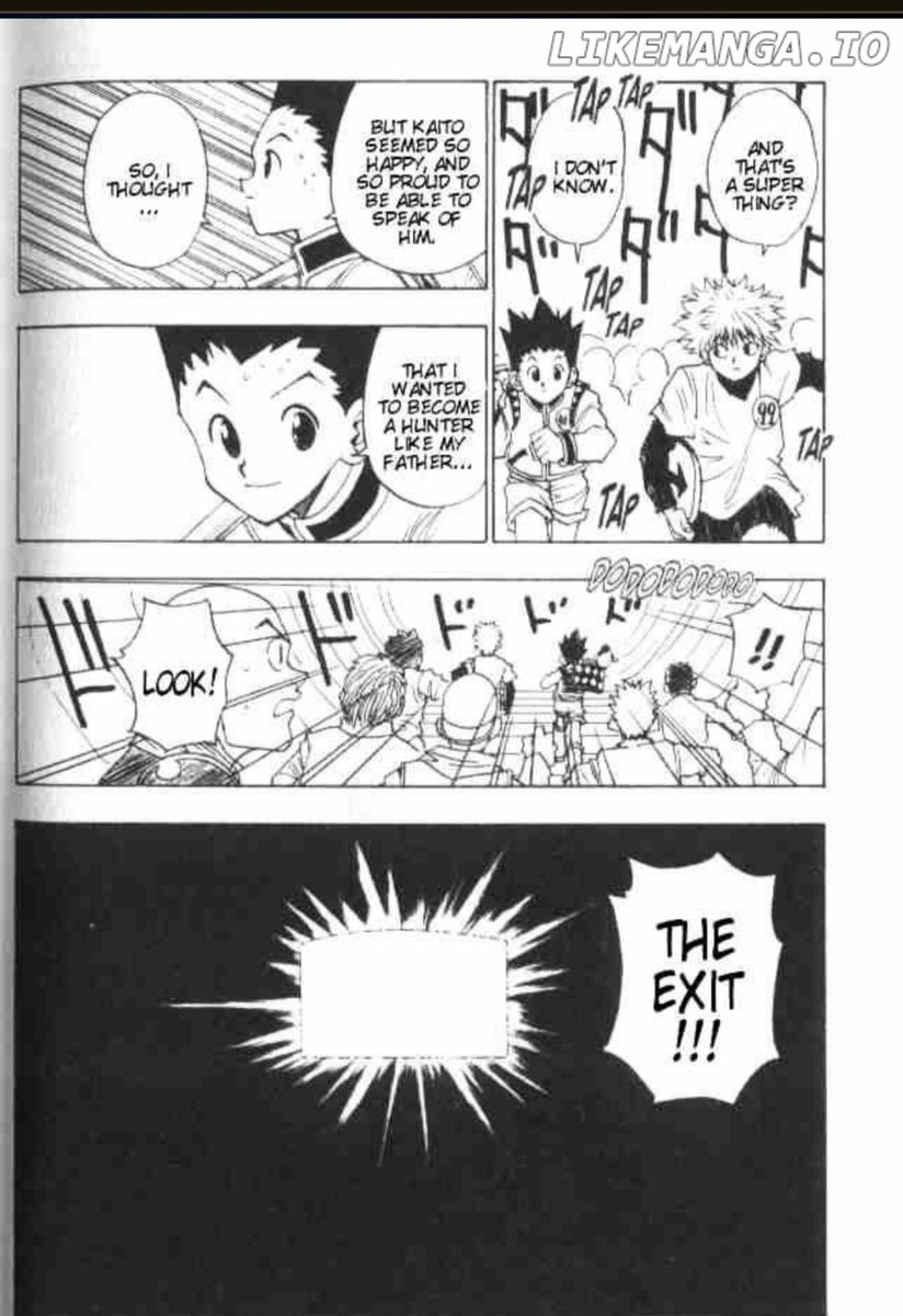 Fena205's tweet photo. I think it's quite fascinating how Gon never truly have any idea who he is or what he wants, and chased his father ONLY because kite looked so happy and excited about him, so Gon thought he must be big deal, he genuinely doesn't get the hype around Ging or any of his discoveries. https://t.co/hAUuLjOLFP