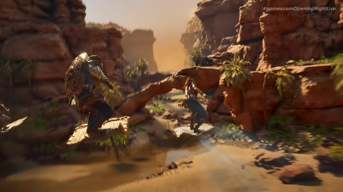 DonkaneErowars's tweet photo. #gamescom: Annonce de Threads of Mizan !

- Un jeu d'action-aventure inspiré de l'univers des Mille et Une Nuits.
- Des affrontements contre des boss gigantesques.
- Le protagoniste peut planer au-dessus des dunes de sable.

#ThreadsofMizan https://t.co/NZKFNIpoRy