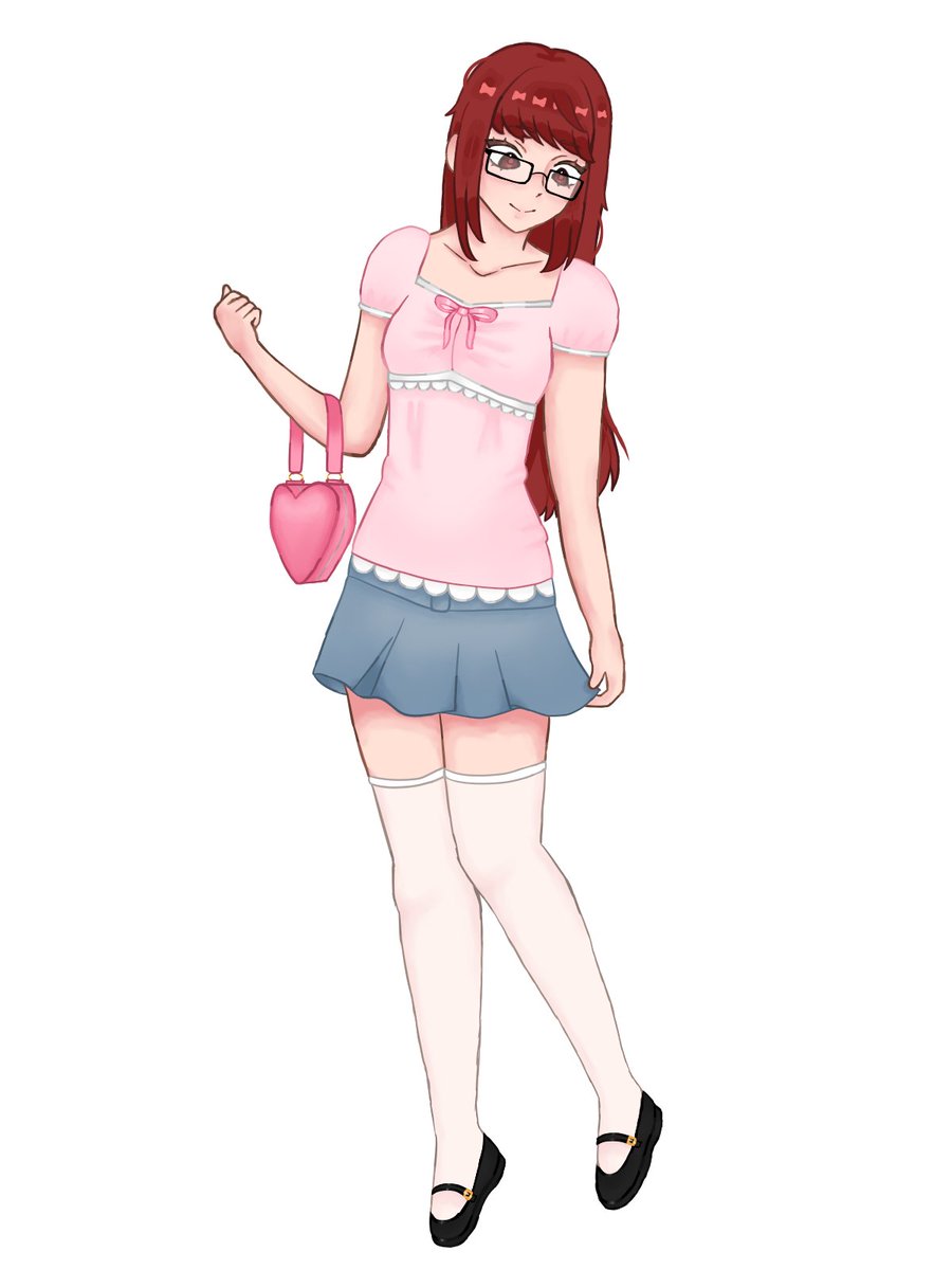 800cupcakes's tweet photo. tried to learn anatomy a bit idk abt this one #sumireyoshizawa #p5r #persona5 https://t.co/tYQQ0IyqOr