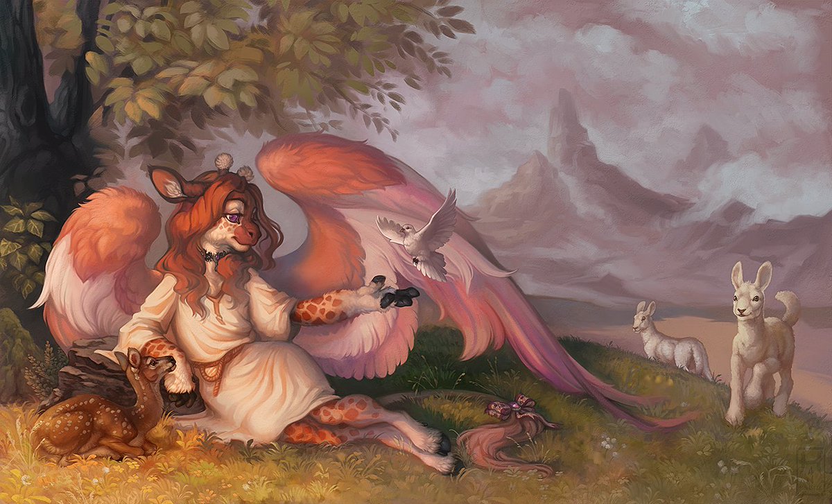 CodyFox00's tweet photo. Also should post the image from my header, another amazing picture by @kalydali ! For the art history needs, this was inspired from the "fall of man" painting. https://t.co/ZF5d9B5ZnY