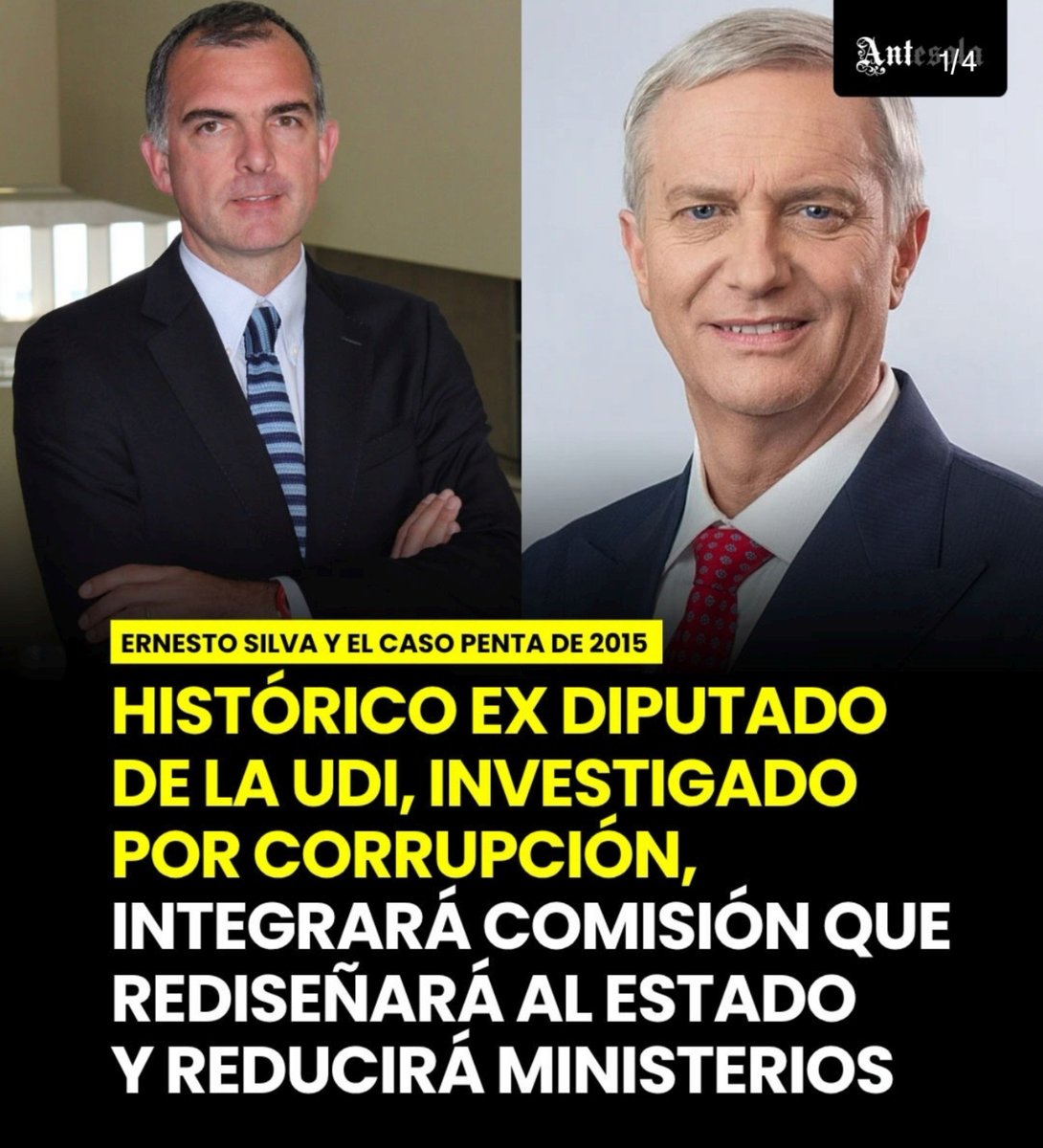 Vulgarcito15's tweet photo. NO SALDRÁ EN TV. 

Otro delincuente culiao llega al gobierno del degenerado de José Antonio Kast y pagado por todos. El coimero y lobista de las Isapres de Ernesto Silva (UDI). 

DISFRUTEN LO VOTADO 🤡. https://t.co/JrgjRToFD4
