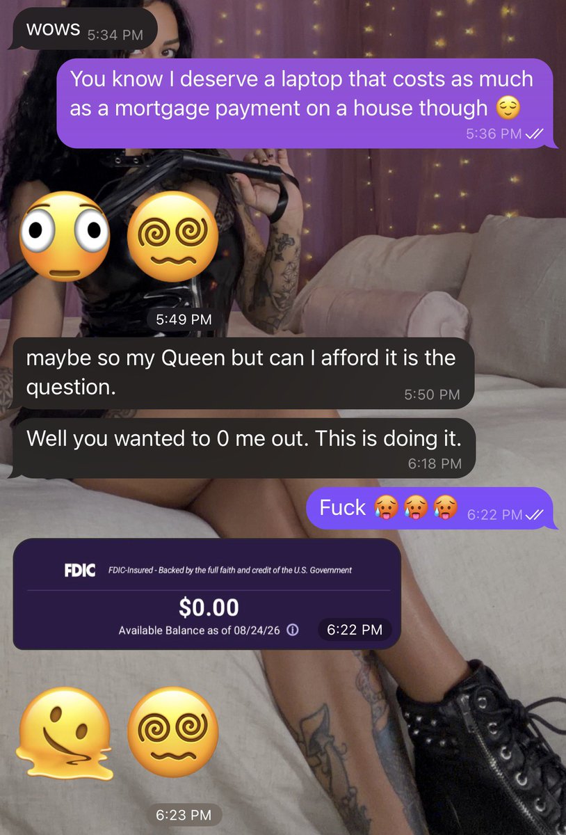 QueenIvyMae's tweet photo. I kinda quit bragging on the tl about how great my life is but I’m going to brag today. J zeroed out his account to get me the MacBook Pro I casually mentioned wanting after getting me a Canon Powershot and Louboutins for my bday last week. That makes almost $17k from J in under 2 months 🦮 such a good boy