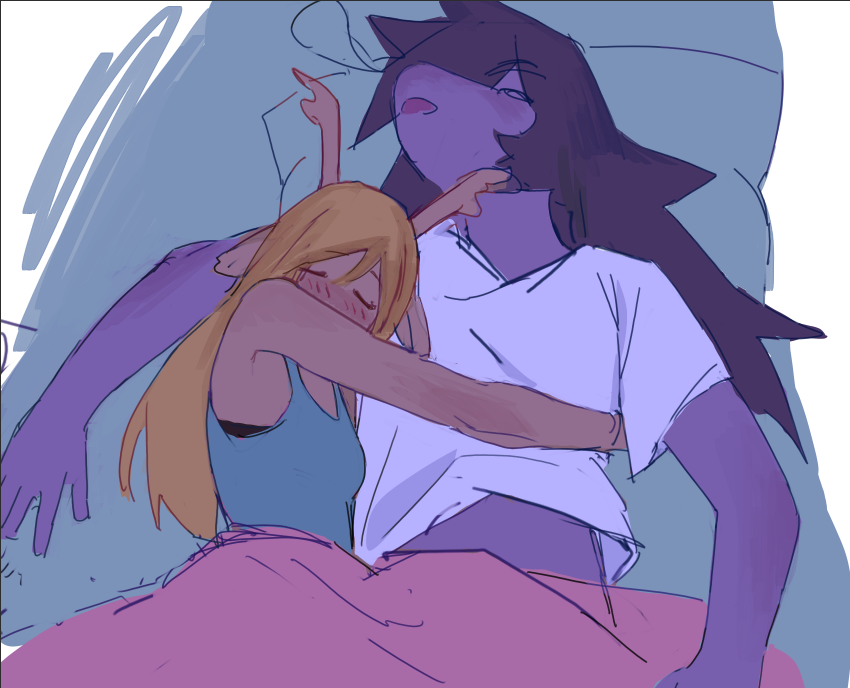 falkewi's tweet photo. happy suselle night... a bit late again!! #毎月25日はSuselleDay #suselle #deltarune wiiip https://t.co/Y4Ooq98FCw