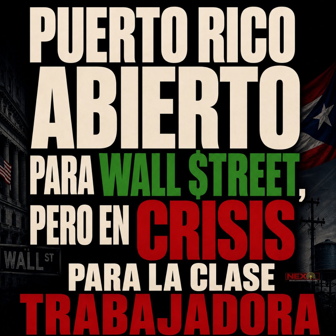 NexoRevmedia's tweet photo. ♦️ Puerto Rico enfrenta racionamientos de agua, apagones, alto costo de vida y servicios públicos deteriorados.

Mientras tanto, el gobierno lleva a Wall Street el mensaje: “Open for Business”.

🔗 https://t.co/zDdPZhF29S

#NRM #PuertoRico https://t.co/wJGF90jRol