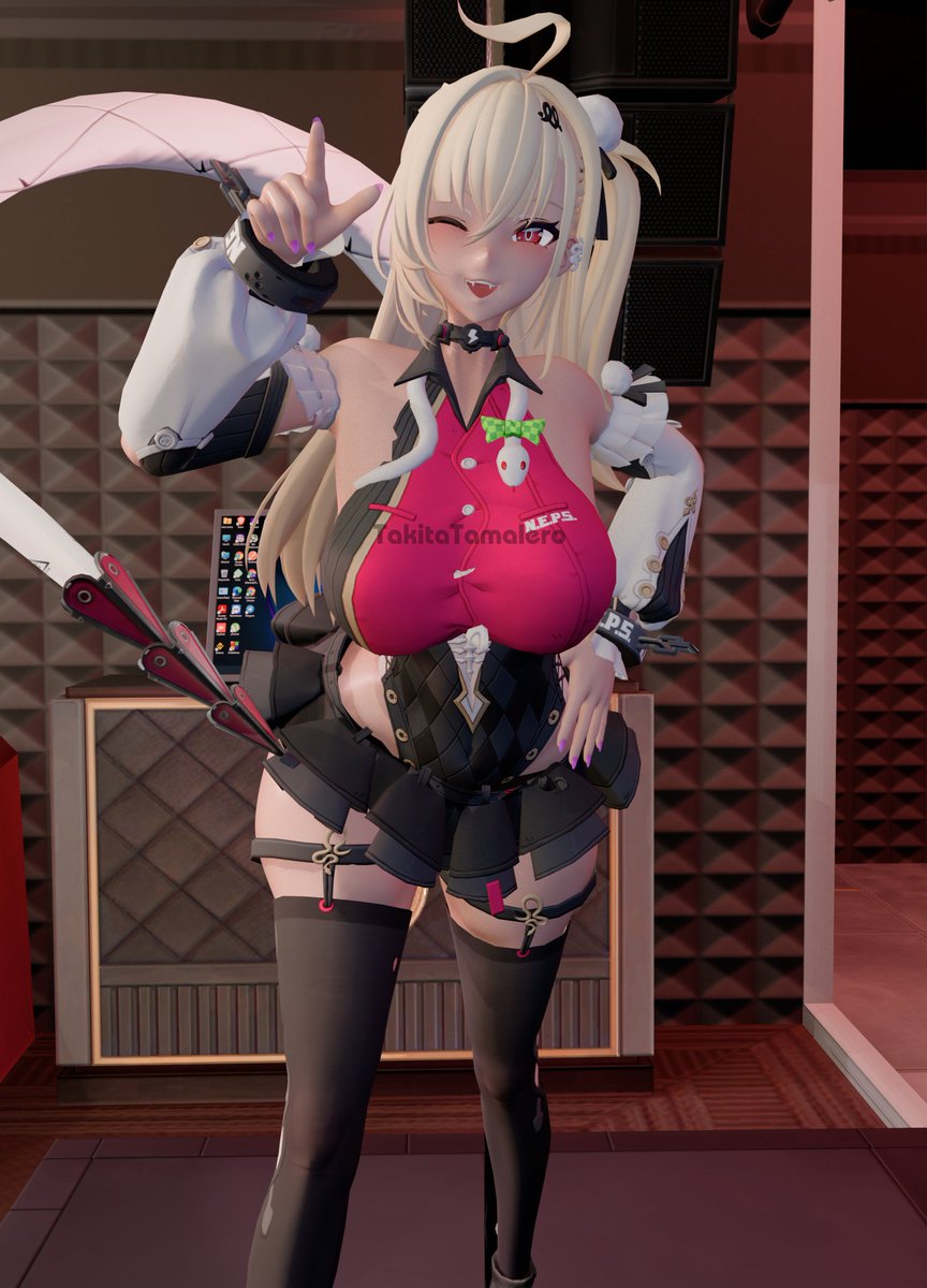 TakitaTamalero's tweet photo. cissia comm

model by; @WaffleNSFW skin shad: @moyu_ch 

Commission by anonymous 💘 https://t.co/hpSenyXk1j