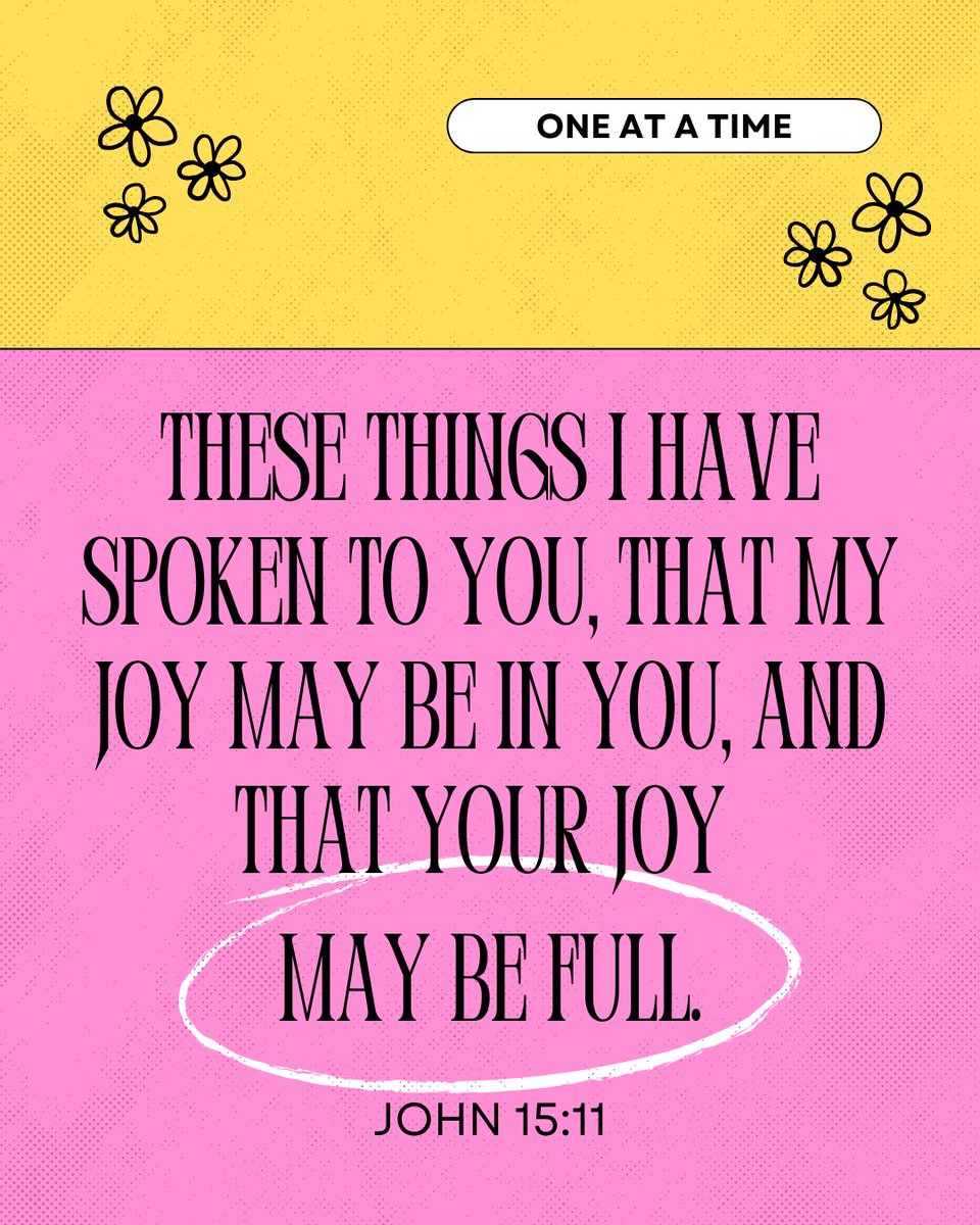 FaithChurchVT's tweet photo. These things I have spoken to you, that my joy may be in you, and that your joy may be full.
John 15:11 https://t.co/qtc9n6Bx8v