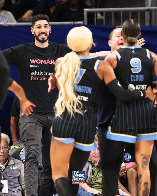 ANewWaveRight's tweet photo. 🚨#banned: WNBA VERBALLY HARRASSES Transgender Fan....Transgender Fan GETS BANNED From All Chicago Sky Games

Yes....we had to look up the team name for Chicago. 

Yes. The WNBA IS A COMPLETE JOKE.  #WNBA

Enes Kanter Freedom has now received a lifetime ban from ALL CHICAGO SKY games at Wintrust Arena after the Chicago Sky player, Natasha Cloud, verbally assaulted him AND KANTER WAS THE ONE WHO GOT EJECTED. #transphobia #EnesKanter

@chicagosky  Sky Owner Michael Alter: "He has demonstrated to us, unequivocally, that he has the potential to be a threat."

Well Michael Alter. YOU ARE TRANSAPHOBIC 
 
#anewwaverightnews