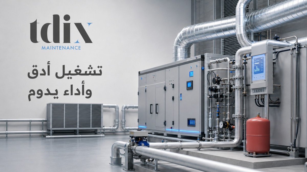 Tdix_sa's tweet photo. تشغيل أدق، وصيانة احترافية تضمن كفاءة الأنظمة واستمرارية الأداء 👨‍🔧

تواصلوا معنا لحلول صيانة وتشغيل متكاملة تناسب احتياجاتكم📞👏🏻

#TDIX #الصيانة #التشغيل #إدارة_المرافق #حلول_هندسية https://t.co/S36XcBVOg9