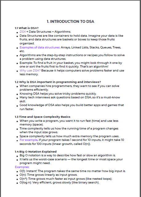 dkare1009's tweet photo. 🔥 Struggling with DSA? You didn’t fail, you just learned it the wrong way.

That’s why I’ve created a 𝗖𝗼𝗺𝗽𝗹𝗲𝘁𝗲 𝗗𝗦𝗔 𝗖𝗵𝗲𝗮𝘁𝘀𝗵𝗲𝗲𝘁 a clean, structured guide to build real problem-solving skills step by step.

📘What’s Inside?
– Core Data Structures (Arrays, Strings, Linked Lists, Stacks, Queues)
– Key Algorithms (Sorting, Searching, Recursion, Backtracking)
– Advanced Topics (Trees, Graphs, Dynamic Programming)
– Time & Space Complexity
– Interview Patterns (Sliding Window, Two Pointers, Greedy, Divide & Conquer)

🎁 FREE for the first 500 people!

1️⃣ Like & Repost
2️⃣ Comment “𝗗𝗦���”
3️⃣ Follow (so I can DM it to you)

#DSA #CodingInterviews #LeetCode #SoftwareEngineering #Algorithms #Programming #TechCareers #CareerGrowth