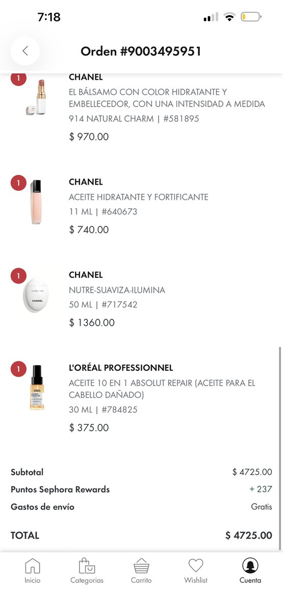 SofyaRuiz's tweet photo. @SephoraMX @estafeta Porfavor necesito que mi paquete llegue a la brevedad ya que me voy de viaje el jueves a las 8:00 am y no he recibido mi paquete, anteriormente ya he pedido paquetes de Sephora a este mismo domicilio con estafeta y no había problema, porfavor ayúdenme https://t.co/Kwv4feVaiN