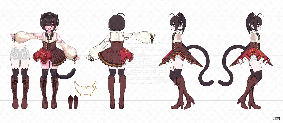 matsuri52's tweet photo. ✦ HP (Xfolio)
https://t.co/Q7dIGTaWId
✦ WaveBox (絵文字・ご感想等)
https://t.co/oOZCXHFj0d
✦ REFERENCE SHEET (設定画)
https://t.co/j3UNPV15Pc
✦ GUIDELINE (規約)
https://t.co/lpZFyXxcKS
✦ タグ🐈‍⬛❌
創作 : #茉莉のアトリエ https://t.co/RHJMvb65tF