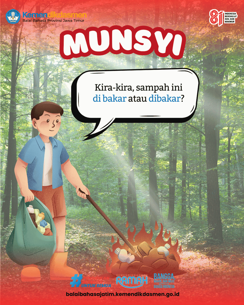 BB_Jatim's tweet photo. Siapa nih yang masih sering bingung membedakan kapan penulisan di harus dipisah dan kapan harus dirangkai? Kesalahan kecil ini ternyata cukup sering kita temui dalam penulisan sehari-hari, lho! 🤔 https://t.co/w89Xb20zTU