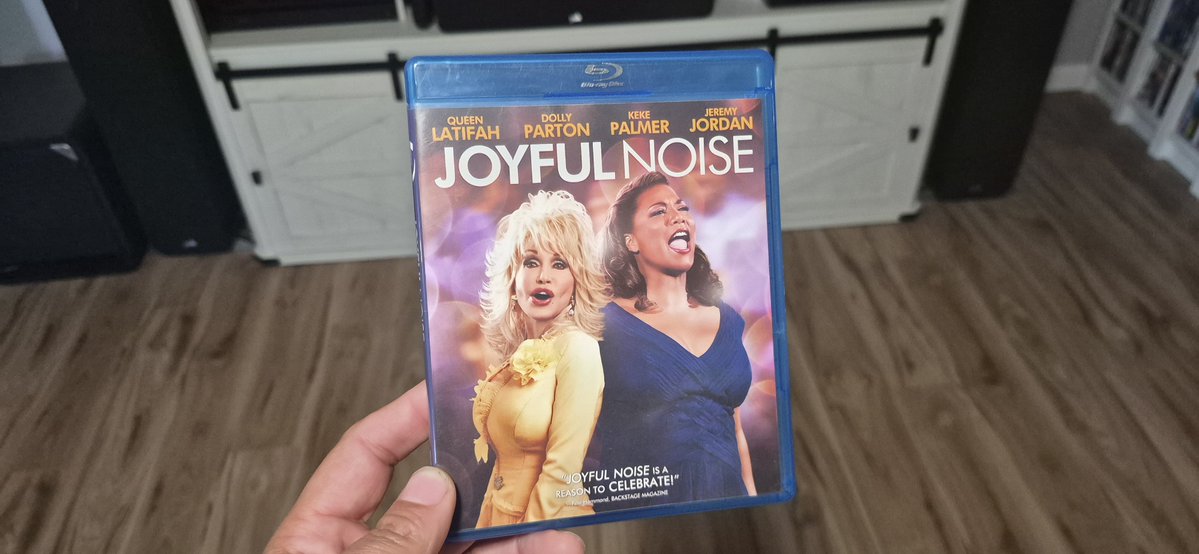 Apollokid3000's tweet photo. On deck, Joyful Noise on #Bluray.  Dolly Parton and Queen Latifah. RIP Dolly.

#PhysicalMedia
#EveryNightIsAMovieNight https://t.co/NsXBRv6EL1