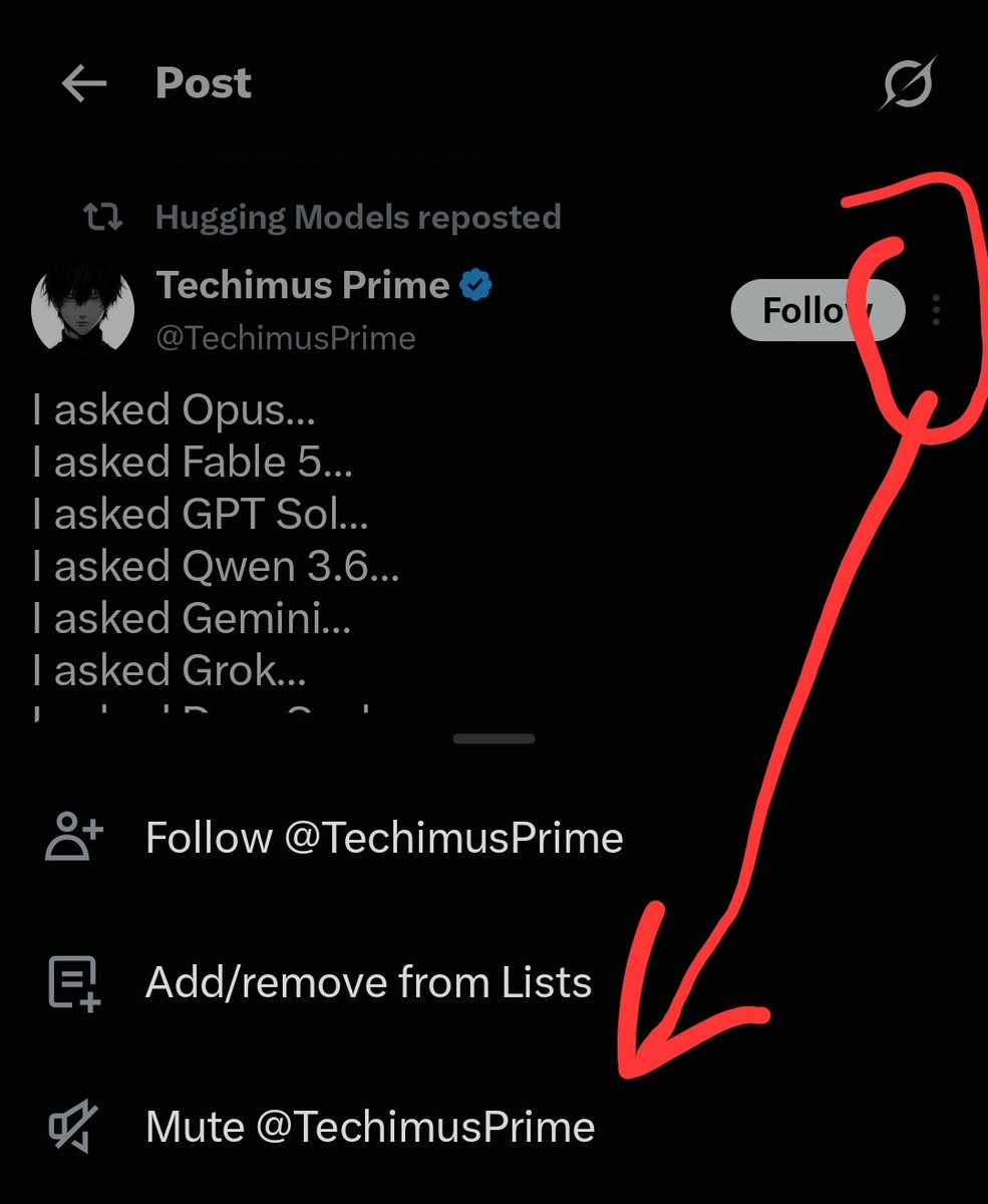 MPxTrading's tweet photo. True

But when people get clickbaited

Then simply click this MUTE button right here (image)

And you will never show up in their feeds ever again 🫡

Good luck with clickbaiting guys https://t.co/ZShVKtyCMb