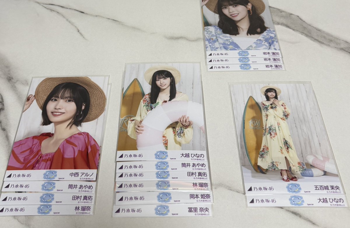 mochimaru_21's tweet photo. 乃木坂46 生写真 トレ トレード
真夏の全国ツアー 全ツ 東京 神宮 コーデ 私服 売り子
 
【譲】
画像

【求】
・special
川﨑 ヨリ👑

・神奈川 ライブT
瀬戸口 ヒキ

上記のみ求めていますので複数枚:1大歓迎です🌟⋆꙳

郵送トレ希望🎀

気軽にお声掛けください🍀 https://t.co/4zB9DM0EQu