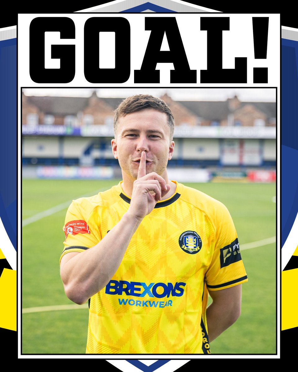 GainsTrinityFC's tweet photo. 77' | GOALLLL! Bobby Johnson hooks a left footed volley past Jake Laban to equalise from Ashley Jackson's long throw | 2-2 https://t.co/3BYwdM8STa