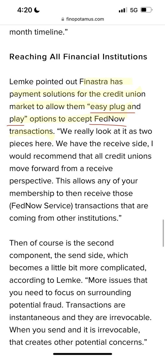 SMQKEDQG's tweet photo. Yes, Ripple can simply “plug into” FedNow through Finastra integrations.✅

This is fully documented below.📝👇 https://t.co/y8iycR8hE6