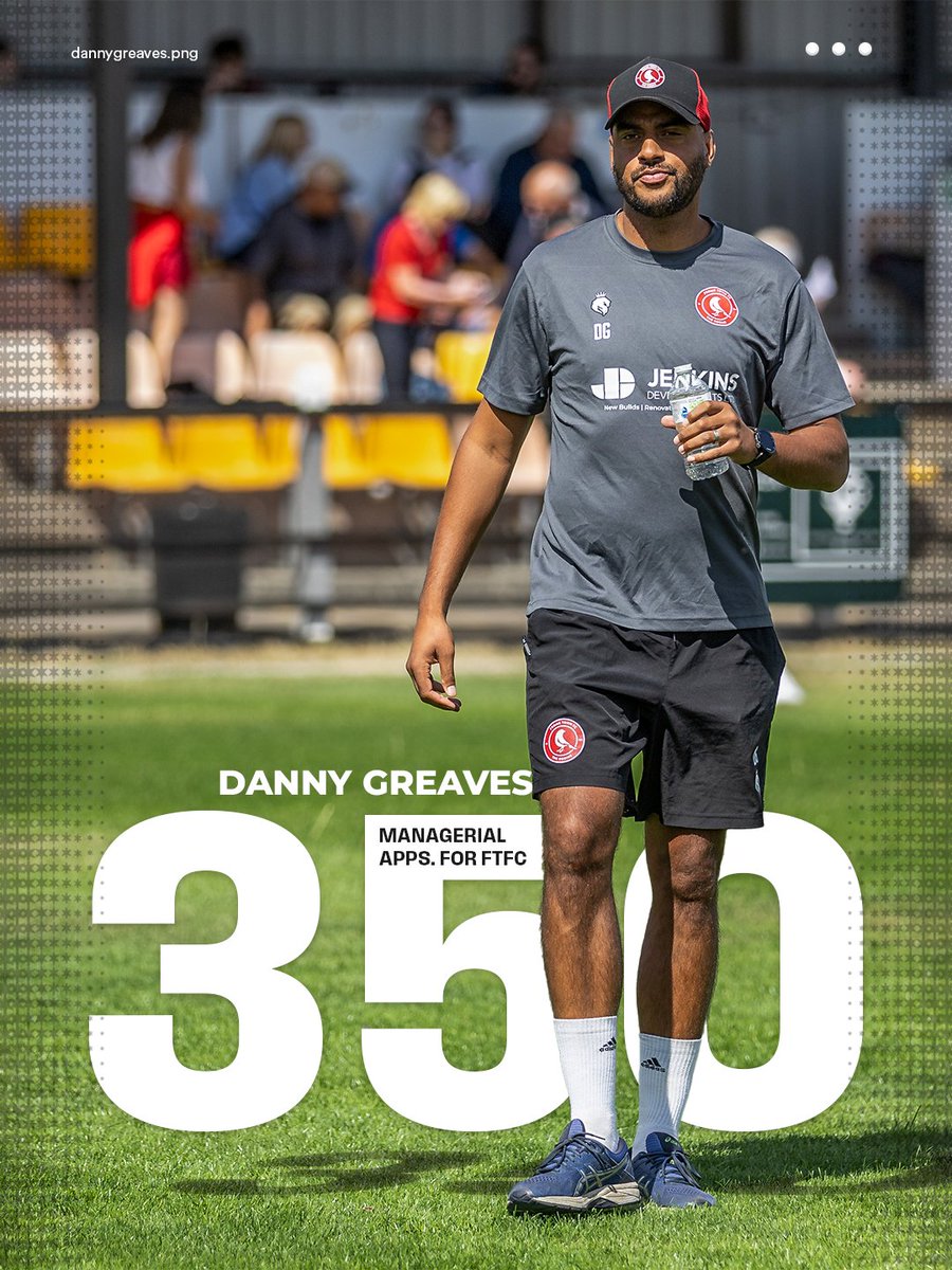 FromeTownFC's tweet photo. An incredible milestone!

We'd like to congratulate the gaffer, Danny Greaves for reaching 350 appearances for the club at the weekend! https://t.co/hUgtS1WOIJ