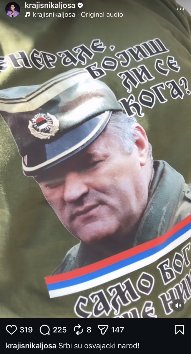 NorthPontid's tweet photo. @1927Capitan he’s a Serbian nationalist too https://t.co/6nRwWAaKgw