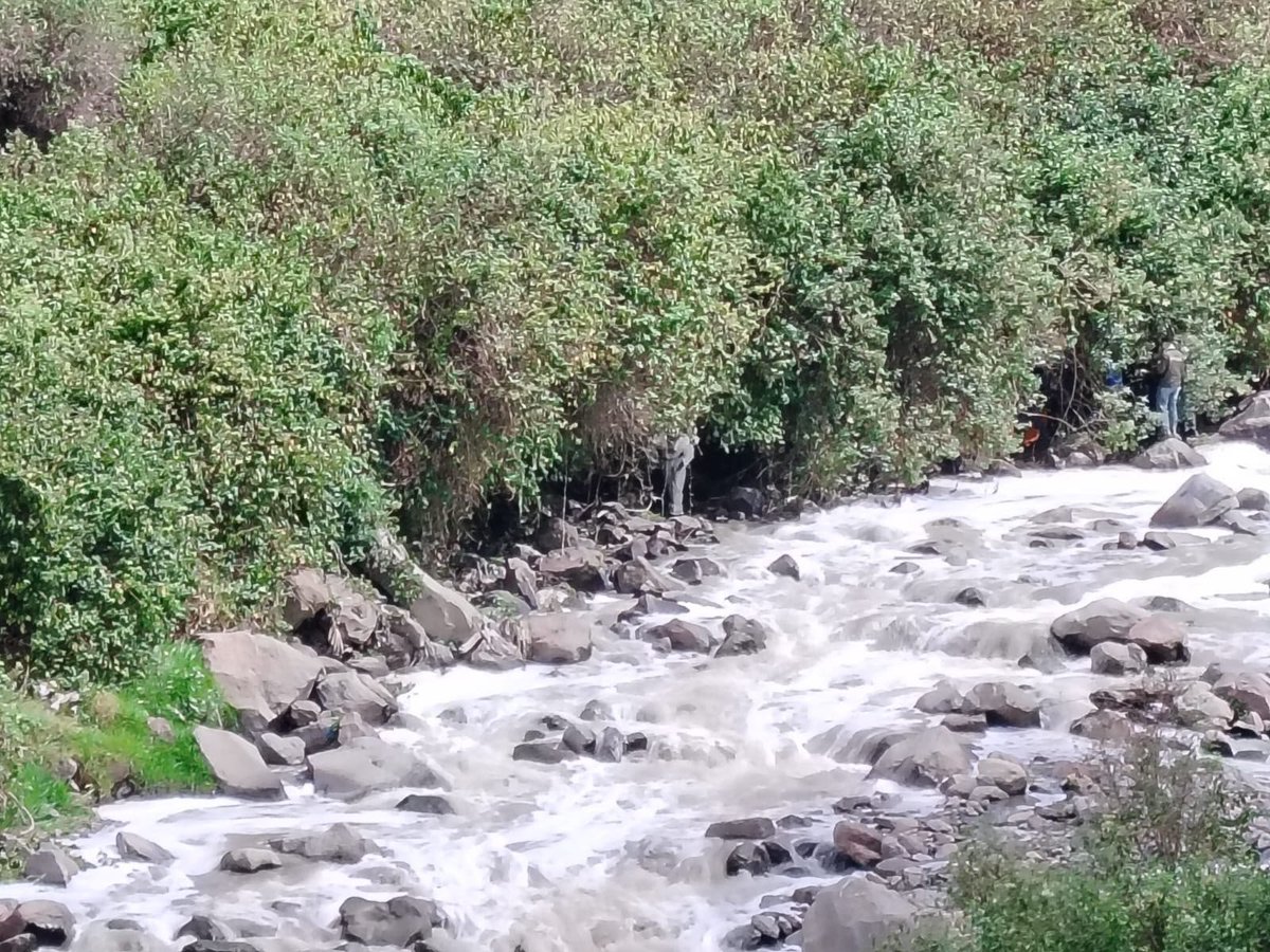 FiscaliaEcuador's tweet photo. #URGENTE | #Pichincha: en el contexto de la búsqueda de Lizeth B., esta tarde se encontraron los restos de una mujer en el río #Machángara, sector de #Guápulo. Luego del levantamiento del cadáver, #FiscalíaEc dispondrá las diligencias científicas para determinar su identidad. https://t.co/qTdtVg7Z9f