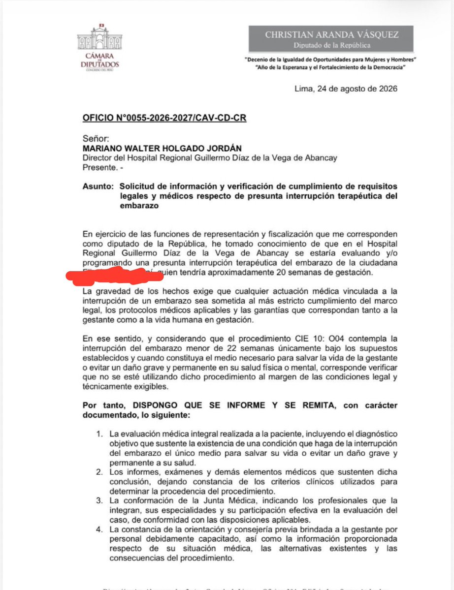crebosio95's tweet photo. No mienta, congresista!

Esta fue la imagen que subió y ahí, donde yo tapé, estaba el nombre de la mujer.

Lo subió sabiendo que hay grupos de fanáticos religiosos que podrían acosarla.

No deja de sorprender la maldad que tienen los de Renovación Popular. https://t.co/7HEFDCNic7