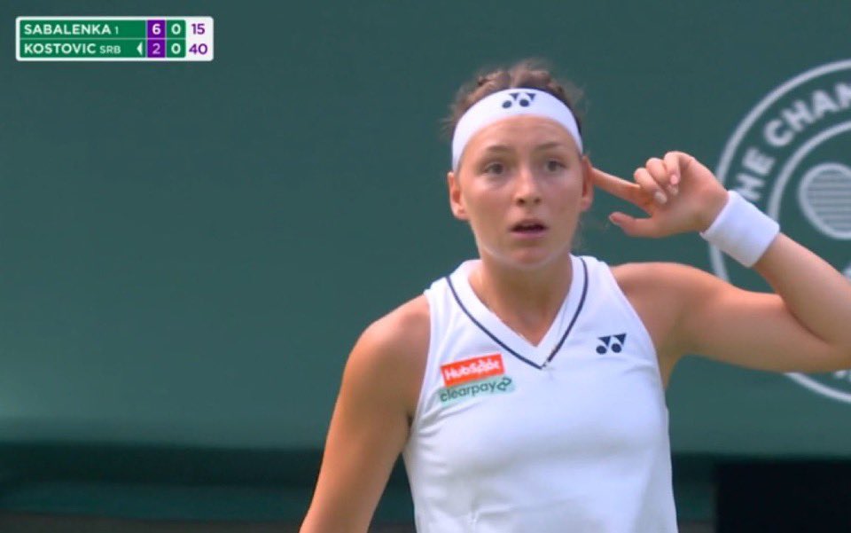 osakeala's tweet photo. 35 year old Arantxa Rus handled Teodora Kostovic’s power very well today. https://t.co/F5Aeox6JJb