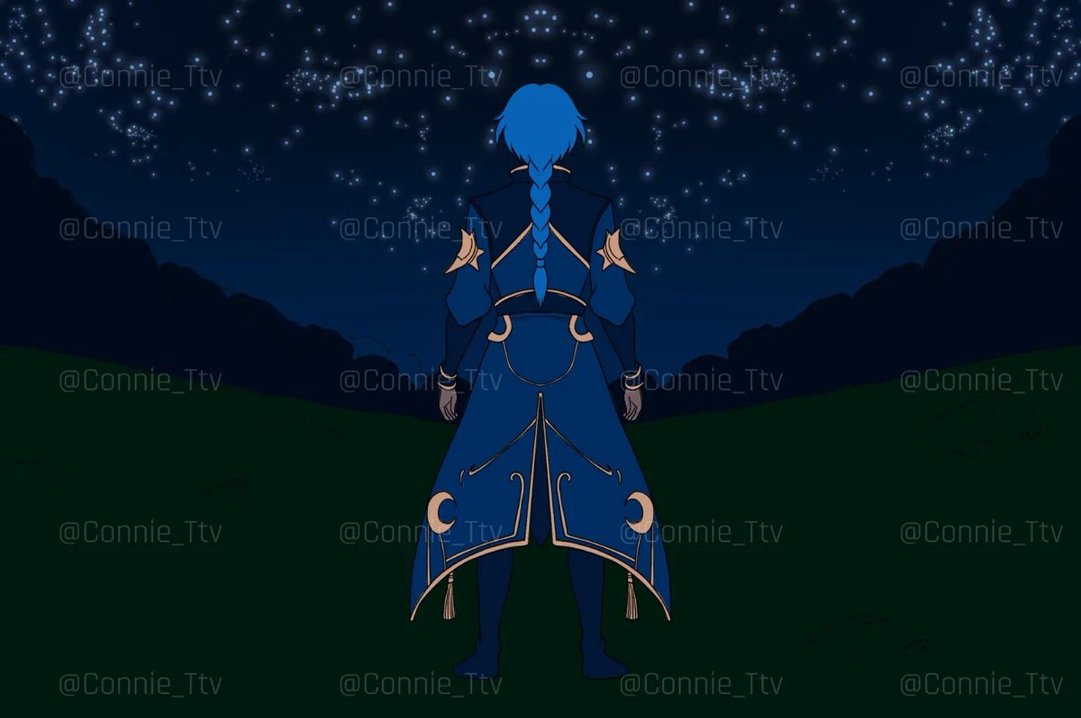 Connie_Ttv's tweet photo. Under a canvas of infinite stars a legacy begins.  The dark blue palette with gold accents gives Zirath such a majestic night vibe.
What emotion does this night scene give you?

Artist:@Connie_Ttv
client:@MichaelDrizzt

#AnimeArt #ConceptArt #ArtistOnTwitter https://t.co/jaZomFK6yx