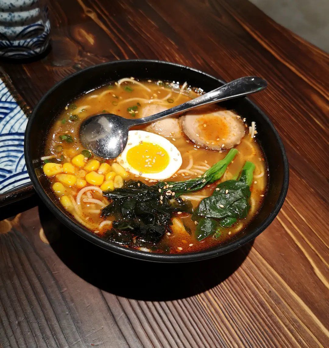 rehanfitri2015's tweet photo. Just found the coziest hole-in-the-wall ramen spot in town! Creamy tonkotsu broth, chewy noodles, and a side of perfectly marinated soft-boiled egg—total comfort food bliss, 10/10 would come back tomorrow. https://t.co/sFthD5ckw5