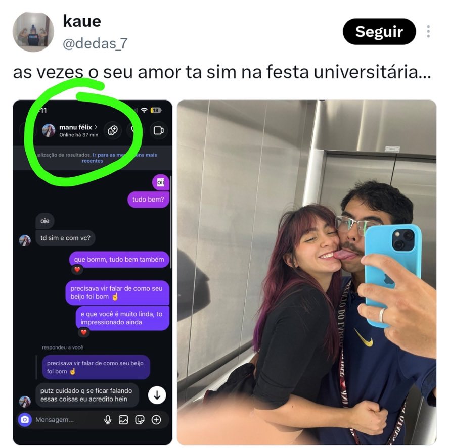 LEME12's tweet photo. Esqueceu de avisar que a mulher que mandou mensagem é sua própria namorada.

Pior é ver que o cara é mendigo por prazer, nem pra monetizar isso ai https://t.co/l60DoWwGAF