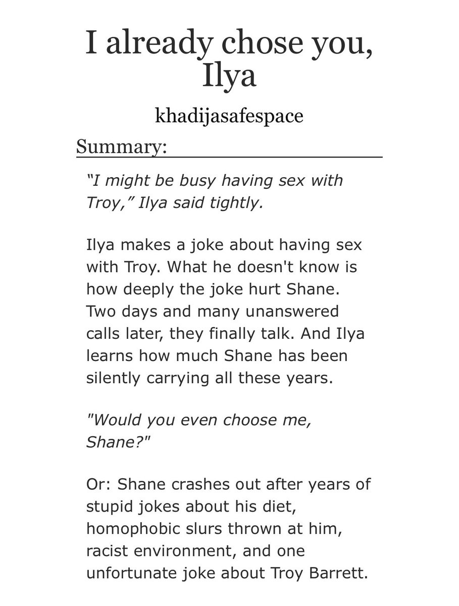 hudadija's tweet photo. What if one unfortunate joke about Troy is all it takes to make Shane crash out at Ilya and unload the years of hurt he has been carrying around?

🔗: https://t.co/YXzsEn2HuU https://t.co/H0RqZYNylj