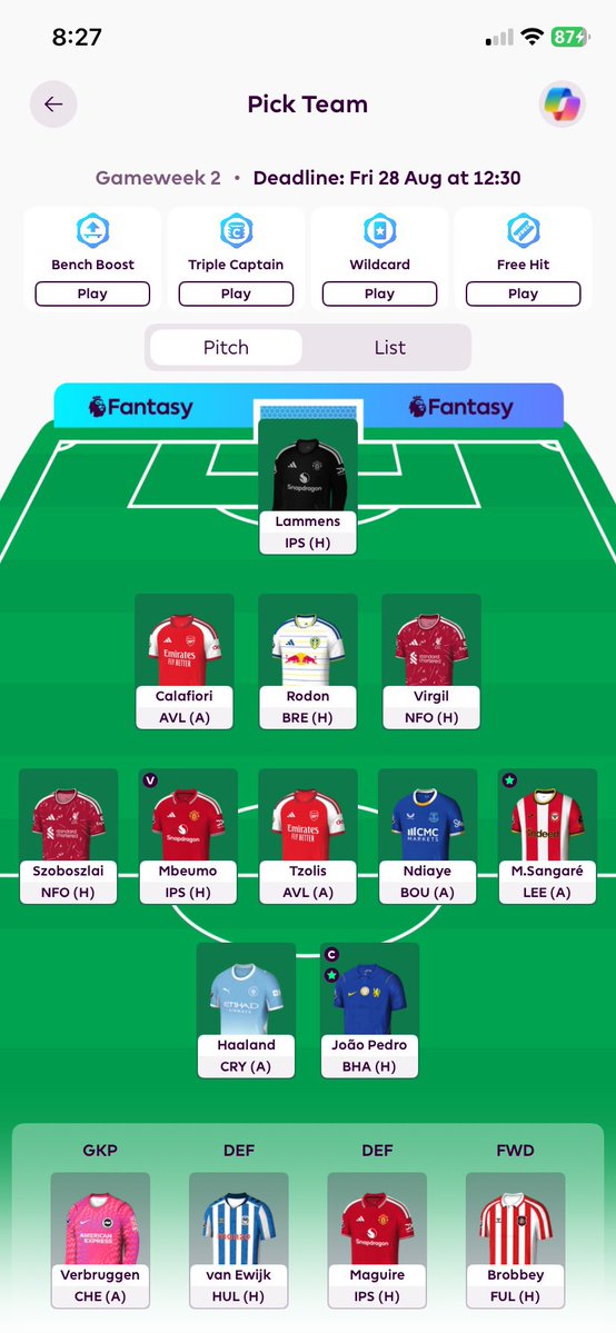 oleezy92's tweet photo. @FPL_S7S GW2 https://t.co/dm7xvUozjN