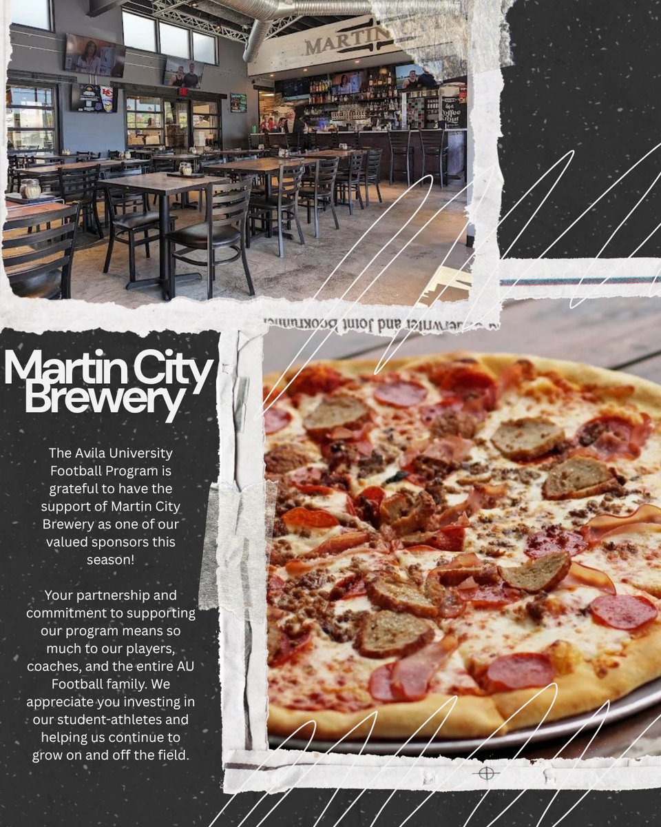 Avila_football's tweet photo. Today, we’re proud to recognize Martin City Brewery as one of our amazing sponsors this season! 🦅🏈 The Avila University Football Program truly appreciates your generous support and commitment to our student-athletes. Your contributions make a meaningful difference 💜🦅🏈 https://t.co/vGhl4OM1Ll