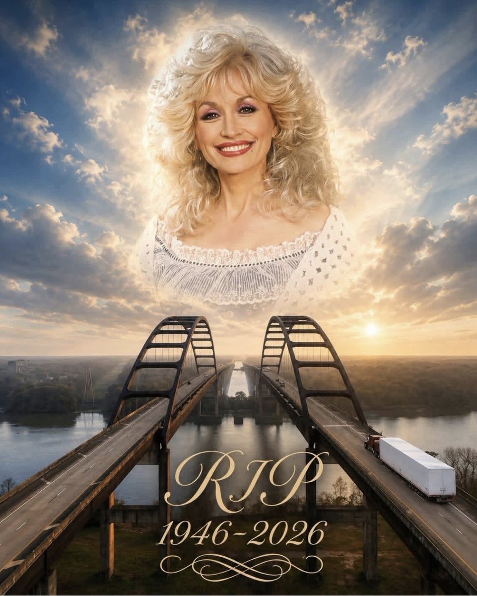 RCDad92's tweet photo. This is a local joke, and, as usual, in poor taste - but I think Dolly would have appreciated it.๐คฃ
This bridge on I-65 north of Mobile, AL has been unofficially called The Dolly Parton for decades.
#GoodbyeDolly https://t.co/auN0lxFHJH