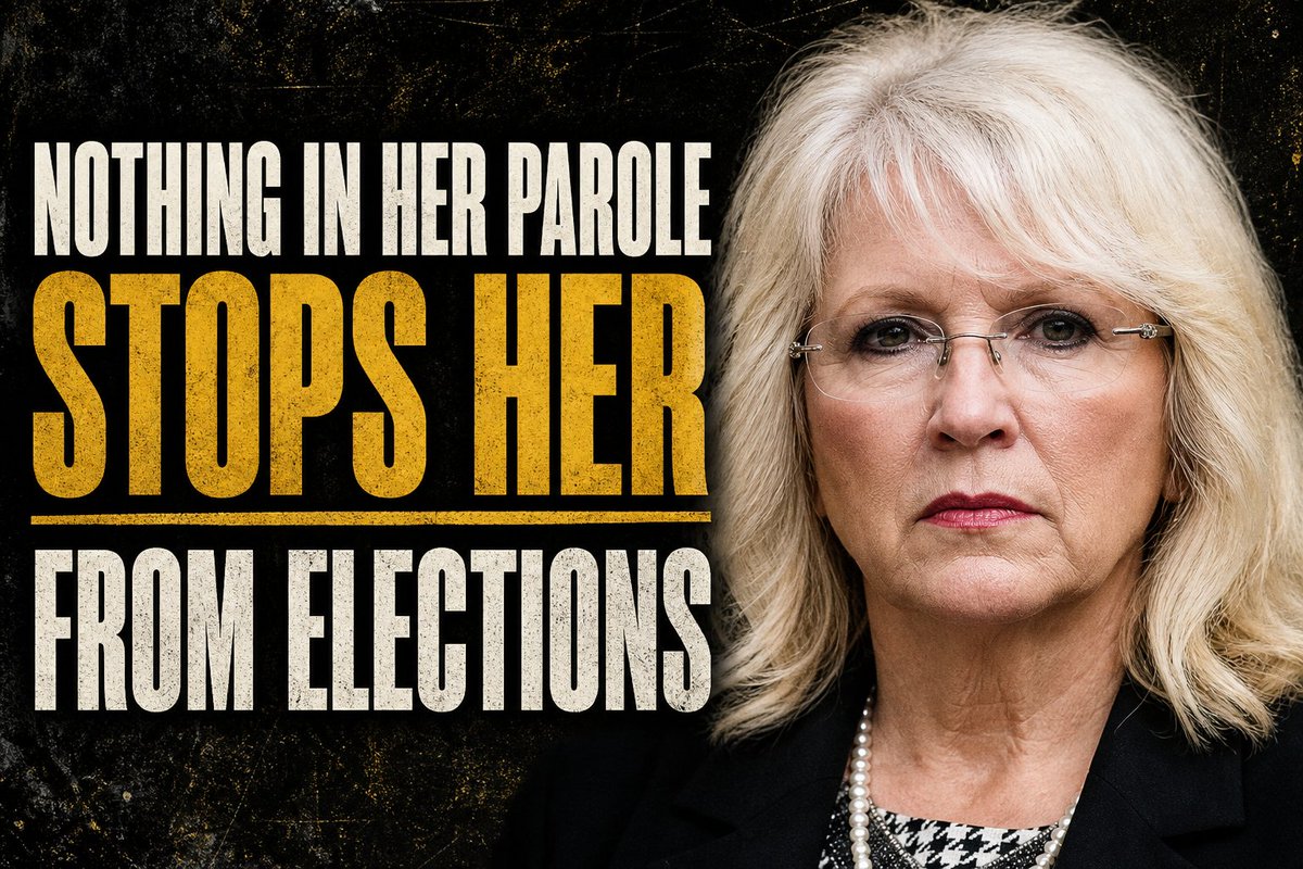 Joeoltmann's tweet photo. Colorado DOC just said it out loud.
Nothing in Tina Peters' parole stops her from working elections again.

Shasta County wants her back on the machines. Padilla and Schiff are writing letters to stop it. Same machine that caged her is now panicking she's free.

They locked her up for looking. Now they're terrified she'll look again.

I told them.